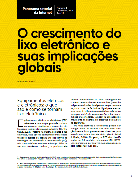 Ano XI - Nº 4 - O crescimento do lixo eletrônico e suas implicações globais