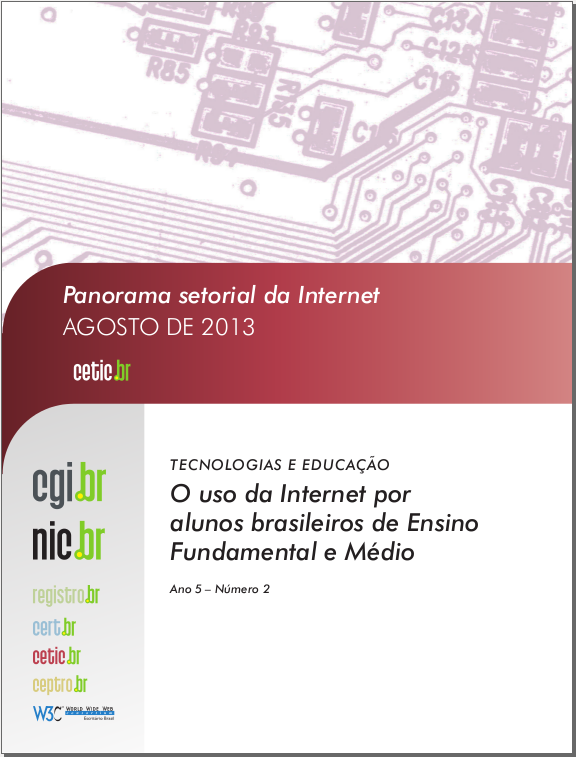 Ano V - Nº 2 - O uso da Internet por alunos brasileiros de Ensino Fundamental e Médio