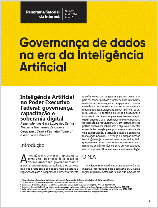 Ano XVIII - N. 1 - Governança de dados na era da Inteligência Artificial